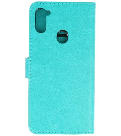 Bestcases Booktype Telefoonhoesje Samsung Galaxy A11 - Groen