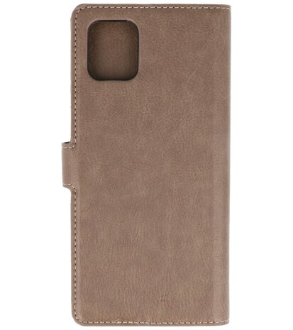 Bestcases Kaarhouder Portemonnee Book Case Samsung Galaxy Note 10 Lite - Grijs