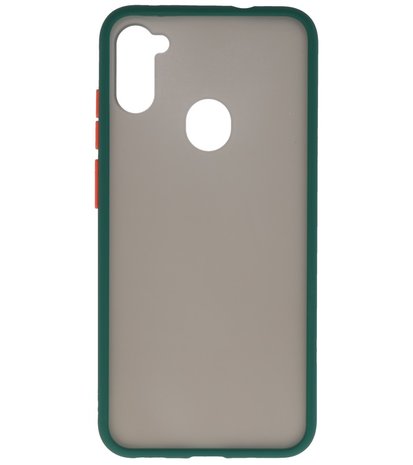 Bestcases Hard Case Telefoonhoesje Samsung Galaxy A11 - Donker Groen