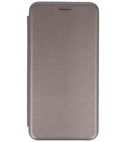 Bestcases Hoesje Slim Folio Telefoonhoesje Samsung Galaxy A21 - Grijs