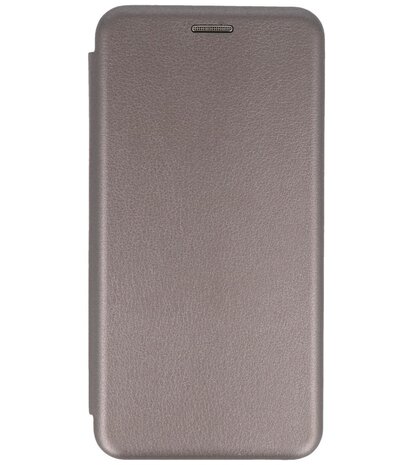 Bestcases Hoesje Slim Folio Telefoonhoesje Samsung Galaxy A41 - Grijs