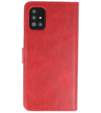 Rico Vitello 2 in 1 Book Case Telefoonhoesje Samsung Galaxy A71 - Rood