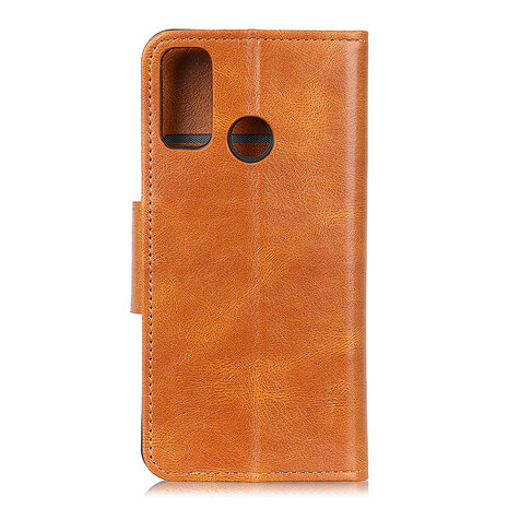 Bestcases Booktype Telefoonhoesje voor Samsung Galaxy M31 - Bruin