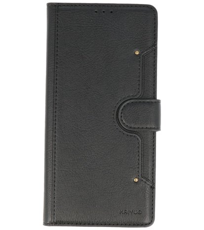 KAIYUE - Luxe Portemonnee Hoesje voor Samsung Galaxy A31 - Zwart