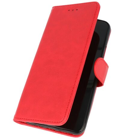 Bestcases Booktype Telefoonhoesje voor Samsung Galaxy Note 20 - Rood