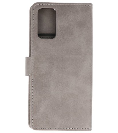 Bestcases Booktype Telefoonhoesje voor Samsung Galaxy Note 20 - Grijs