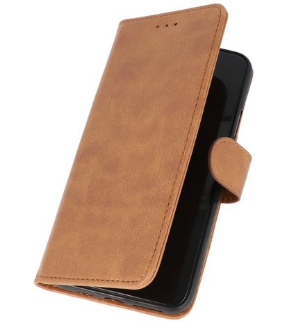 Bestcases Booktype Telefoonhoesje voor Samsung Galaxy Note 20 - Bruin