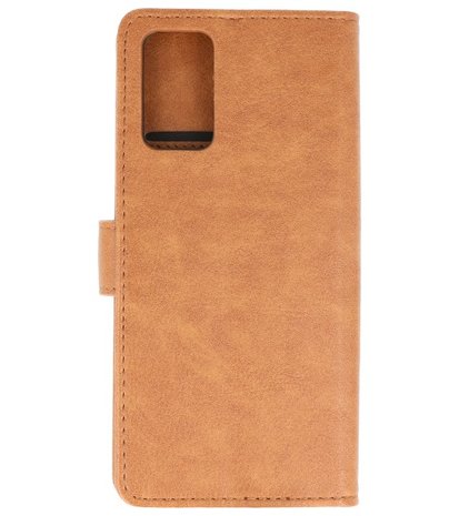 Bestcases Booktype Telefoonhoesje voor Samsung Galaxy Note 20 - Bruin