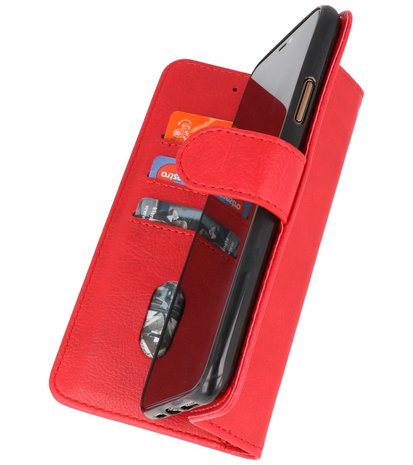 Bestcases Booktype Telefoonhoesje voor iPhone 12 Mini- Rood