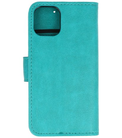 Bestcases Booktype Telefoonhoesje voor iPhone 12 Mini - Groen