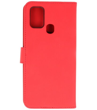 Bestcases 2 in 1 Book Case Telefoonhoesje Samsung Galaxy A21s - Rood