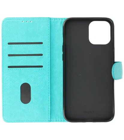 Bestcases Booktype Telefoonhoesje voor iPhone 12 Pro Max - Groen