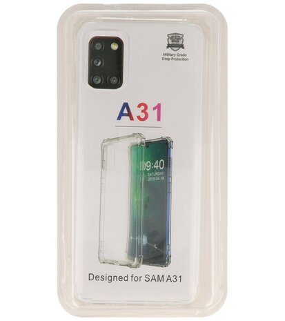 Schokbestendig TPU hoesje Samsung Galaxy A31 Transparant