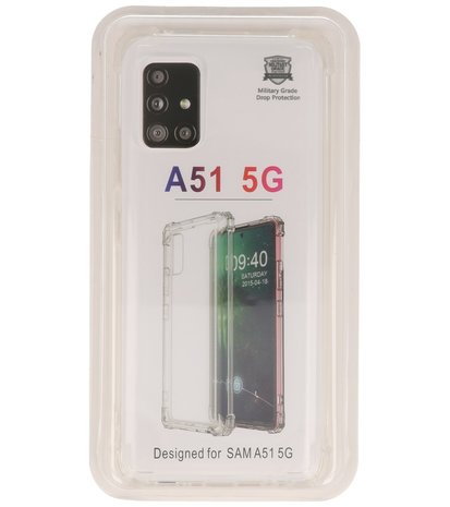 Schokbestendig TPU hoesje Samsung Galaxy A51 5G Transparant