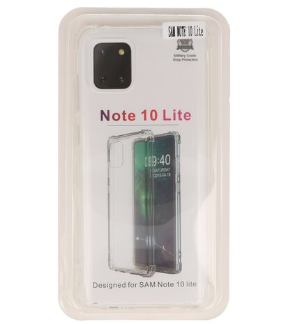 Schokbestendig TPU hoesje Samsung Galaxy Note 10 Lite Transparant