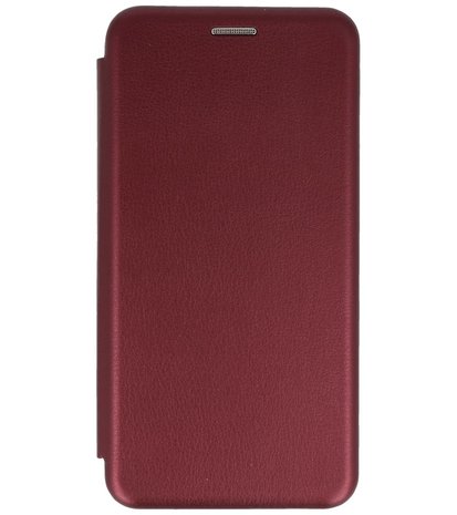 Bestcases Hoesje Slim Folio Telefoonhoesje Samsung Galaxy S10 Lite - Bordeaux Rood