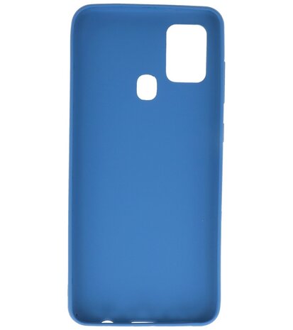 Color Backcover Telefoonhoesje voor Samsung Galaxy A21s - Navy
