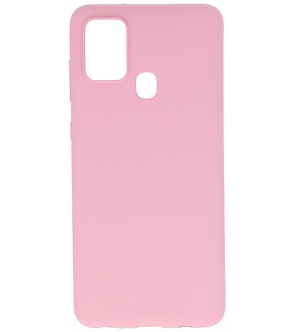 Color Backcover Telefoonhoesje voor Samsung Galaxy A21s - Roze