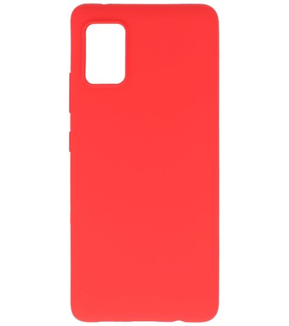 Color Backcover Telefoonhoesje voor Samsung Galaxy A31 - Rood