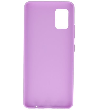 Color Backcover Telefoonhoesje voor Samsung Galaxy A41 - Paars