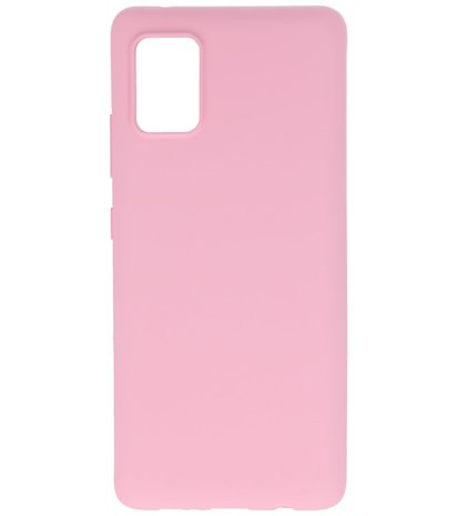 Color Backcover Telefoonhoesje voor Samsung Galaxy A41 - Roze