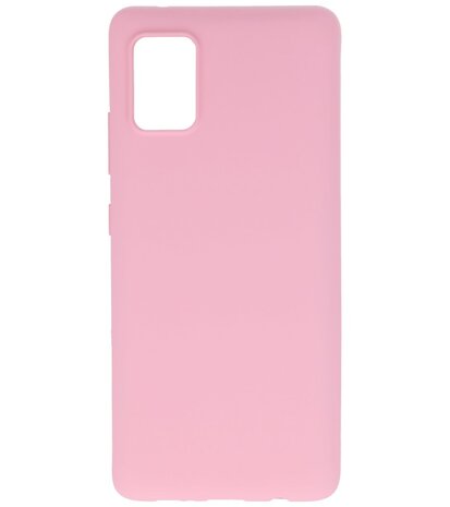 Color Backcover Telefoonhoesje voor Samsung Galaxy A71 5G - Roze