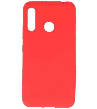 Color Backcover Telefoonhoesje voor Samsung Galaxy A70e - Rood