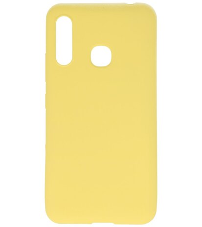 Color Backcover Telefoonhoesje voor Samsung Galaxy A70e - Geel
