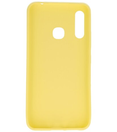 Color Backcover Telefoonhoesje voor Samsung Galaxy A70e - Geel