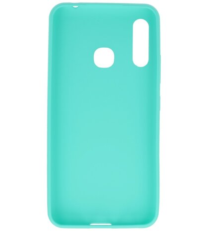 Color Backcover Telefoonhoesje voor Samsung Galaxy A70e - Turquoise