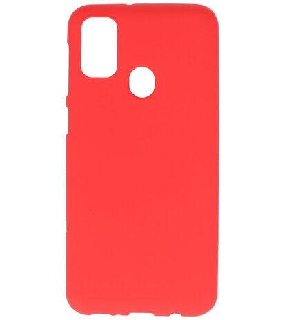 Color Backcover Telefoonhoesje voor Samsung Galaxy M31 - Rood