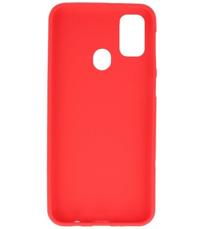 Color Backcover Telefoonhoesje voor Samsung Galaxy M31 - Rood