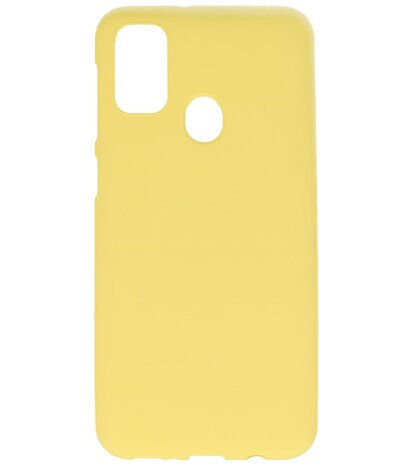 Color Backcover Telefoonhoesje voor Samsung Galaxy M31 - Geel