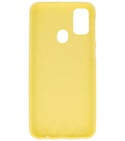 Color Backcover Telefoonhoesje voor Samsung Galaxy M31 - Geel
