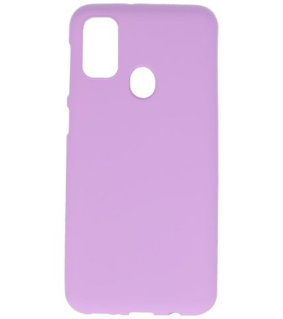 Color Backcover Telefoonhoesje voor Samsung Galaxy M31 - Paars