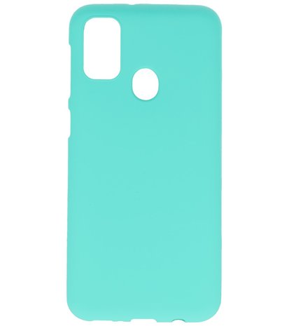 Color Backcover Telefoonhoesje voor Samsung Galaxy M31 - Turquoise