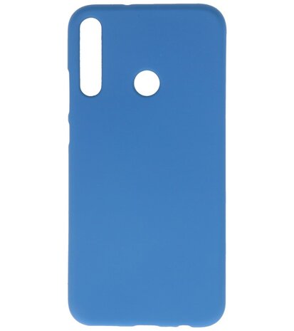 Color Backcover Telefoonhoesje voor Huawei P40 Lite E / Y7P - Navy