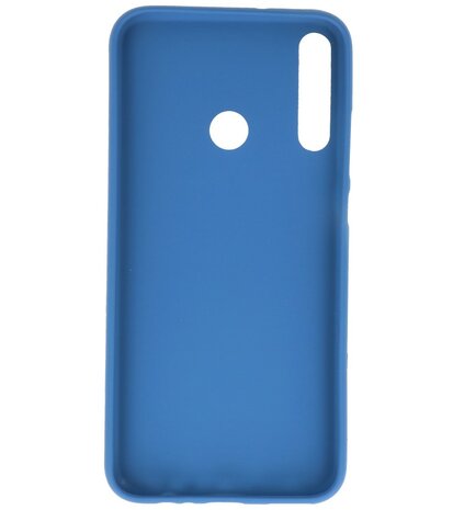 Color Backcover Telefoonhoesje voor Huawei P40 Lite E / Y7P - Navy