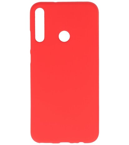 Color Backcover Telefoonhoesje voor Huawei P40 Lite E / Y7P - Rood