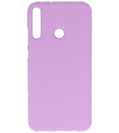 Color Backcover Telefoonhoesje voor Huawei P40 Lite E / Y7P - Paars