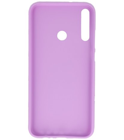 Color Backcover Telefoonhoesje voor Huawei P40 Lite E / Y7P - Paars
