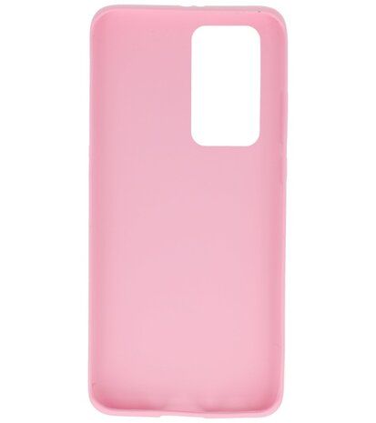 Color Backcover Telefoonhoesje voor Huawei P40 Pro - Roze