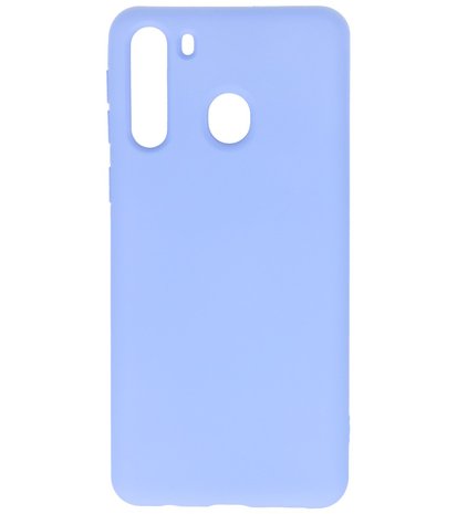 Fashion Backcover Telefoonhoesje voor Samsung Galaxy A21 - Paars