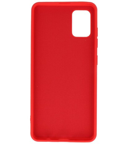 Fashion Backcover Telefoonhoesje voor Samsung Galaxy A51 - Rood