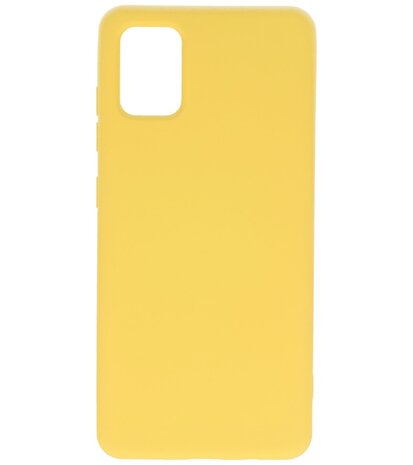 Fashion Backcover Telefoonhoesje voor Samsung Galaxy A51 - Geel