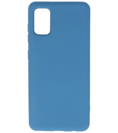 Fashion Backcover Telefoonhoesje voor Samsung Galaxy A41 - Navy