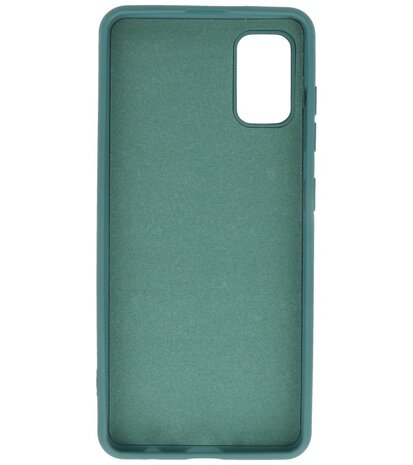 Fashion Backcover Telefoonhoesje voor Samsung Galaxy A41 - Donker Groen