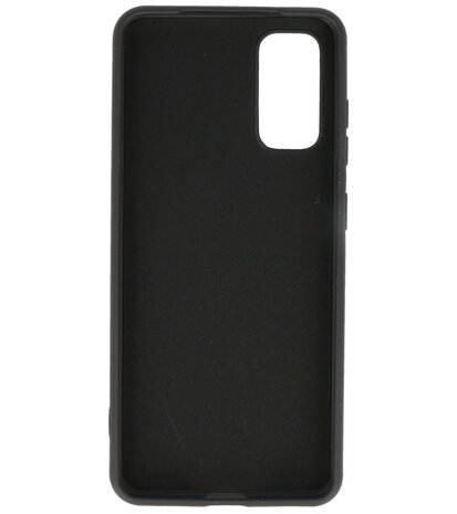 Fashion Backcover Telefoonhoesje voor Samsung Galaxy S20 - Zwart