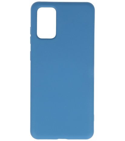 Fashion Backcover Telefoonhoesje voor Samsung Galaxy S20 Plus - Navy