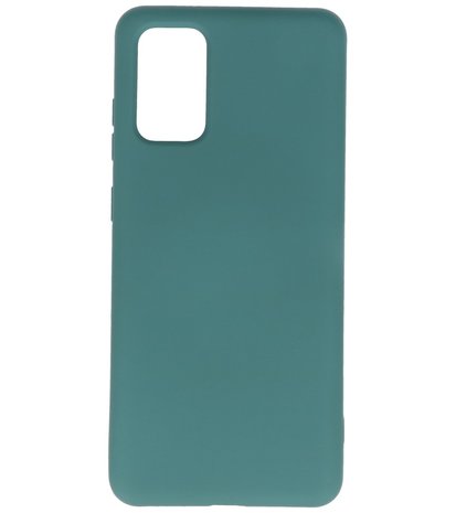 Fashion Backcover Telefoonhoesje voor Samsung Galaxy S20 Plus - Donker Groen